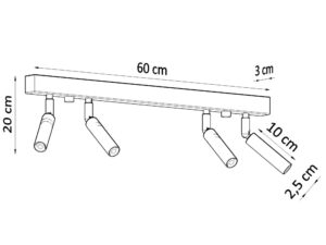 miniaturka Nowoczesny i Funkcjonalny Plafon URSA 4