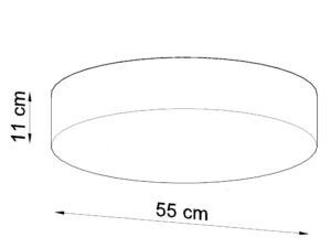 miniaturka Stylowy Plafon do Wnętrz INFINITO 55
