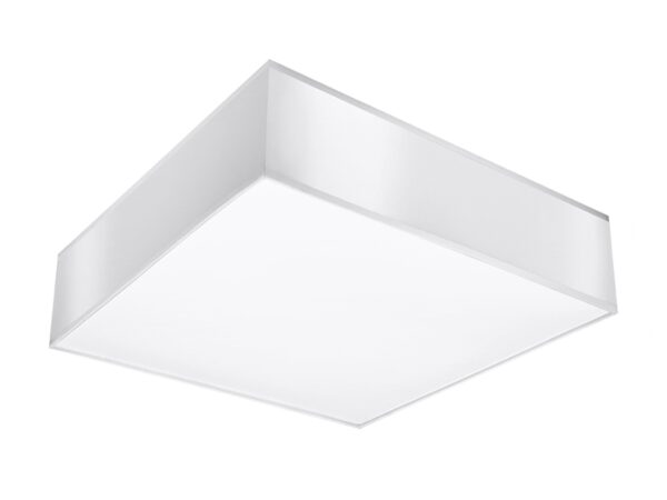 Designerska lampa sufitowa o kształcie prostokąta