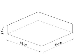 miniaturka Stylowy Plafon do Każdego Pomieszczenia HARMONIA 55