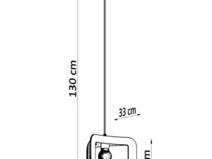 miniaturka TRADIXS Stylowa Lampa Wisząca Dużo Światła