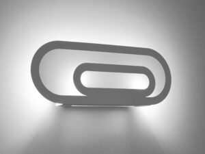 miniaturka Kinkiet SPECTRUM z Mlecznym Szkłem