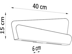 miniaturka Minimalistyczny Kinkiet Geometria PEARL