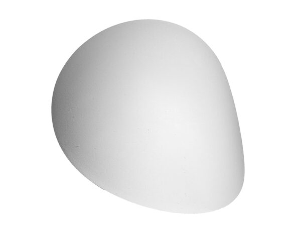 Lampa kinkietowa biała – miękka struktura, styl minimalistyczny