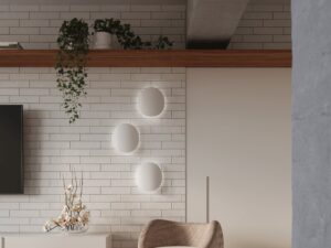 miniaturka Biały Kinkiet z Stali SIRIUS