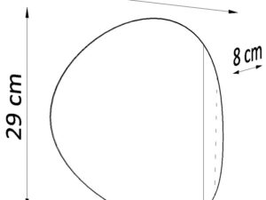 miniaturka Biały Kinkiet z Stali SIRIUS