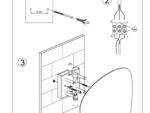 miniaturka Biały Kinkiet z Stali SIRIUS
