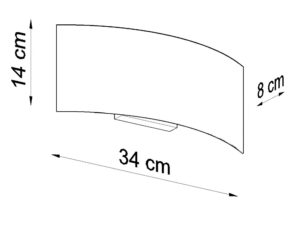 miniaturka Uniwersalny Kinkiet Do Salonu MAREA