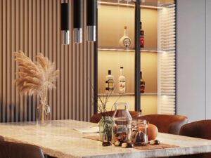 miniaturka Plafon czarno-chromowany minimalistyczny LORENA