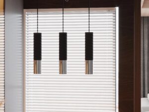 miniaturka Lampa Wisząca LORENA 1 Czarna Stal