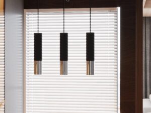 miniaturka Lampa Wisząca LORENA 2 Czarno-Chrom