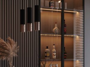 miniaturka Lampa Wisząca LORENA 2 Czarno-Chrom