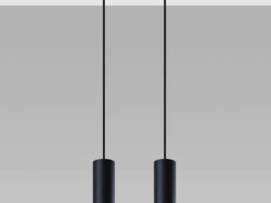 miniaturka Lampa Wisząca LORENA 2 Czarno-Chrom