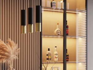 miniaturka Lampa Wisząca LORENA 2 Czarno-Chrom