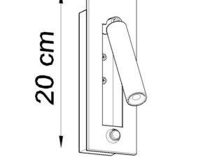 miniaturka Kinkiet Regulowany Nowoczesny SOLARA