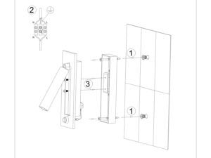 miniaturka Kinkiet Regulowany Nowoczesny SOLARA