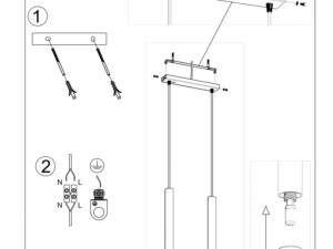 miniaturka Stylowa Lampa Wisząca WIND 2