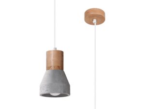 miniaturka QUANTUM Lampa Wisząca z Naturalnego Drewna