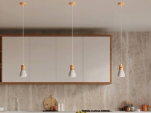 miniaturka QUANTUM Lampa Wisząca z Naturalnego Drewna