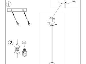 miniaturka Uniwersalna Lampa Wisząca Betonowa ZEPHYR Szara