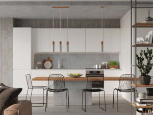 miniaturka Uniwersalna Lampa Wisząca Betonowa ZEPHYR Szara 3 Źródła