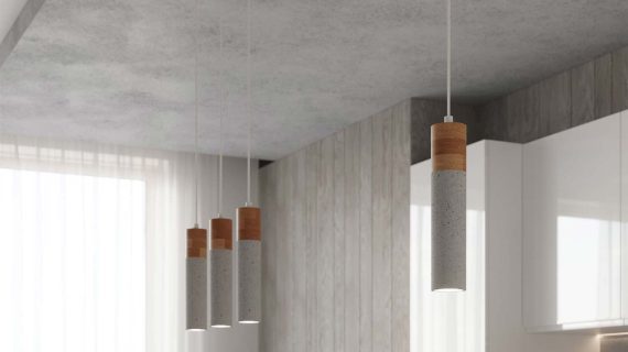 Uniwersalna Lampa Wisząca Betonowa ZEPHYR Szara - obrazek 7