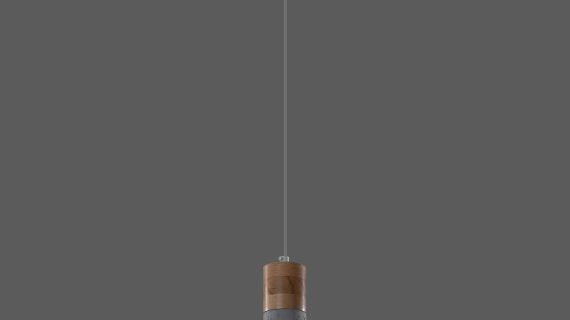 Uniwersalna Lampa Wisząca Betonowa ZEPHYR Szara - obrazek 4