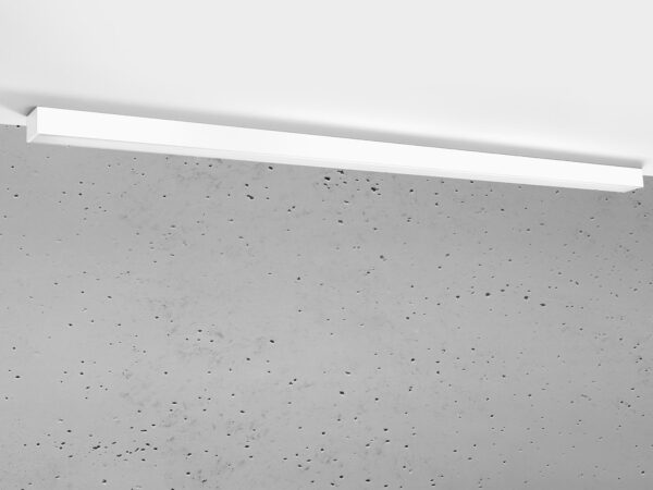 Biała lampa LED z rozproszonym światłem – detal wykończenia