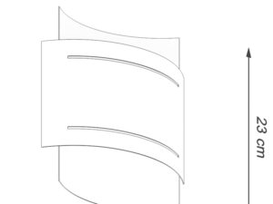 miniaturka Dekoracyjny Kinkiet Dwustronny HYDRA