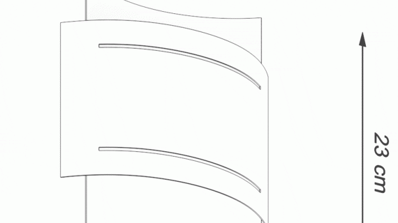 miniaturka Dekoracyjny Kinkiet Dwustronny HYDRA