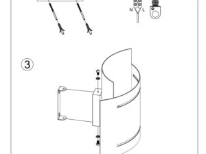 miniaturka Dekoracyjny Kinkiet Dwustronny HYDRA