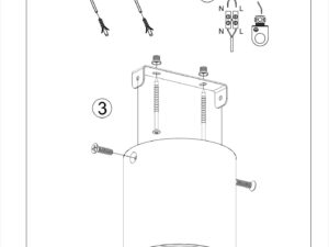 miniaturka Stylowy i Funkcjonalny Plafon NABIA Czarny