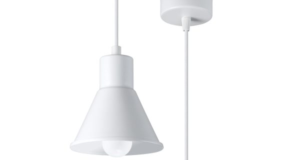 Stalowa Lampa Wisząca Prosty Kształt TRITON 1