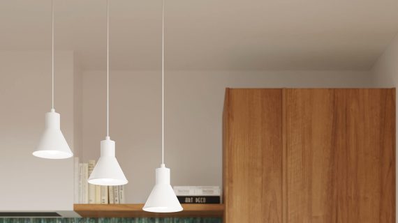 Stalowa Lampa Wisząca Prosty Kształt TRITON 1 - obrazek 6