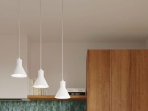 miniaturka TRITON 3 Biała Lampa Wisząca Prosty Kształt