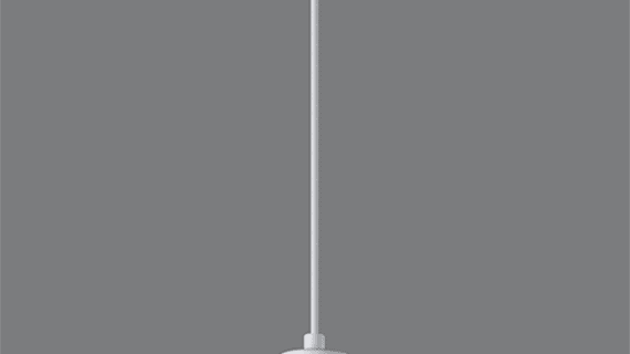 Stalowa Lampa Wisząca Prosty Kształt TRITON 1 - obrazek 3