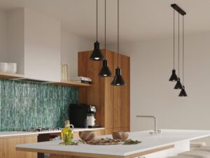 miniaturka TRITON 3 Biała Lampa Wisząca Prosty Kształt