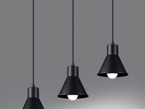 miniaturka TRITON 3 Biała Lampa Wisząca Prosty Kształt