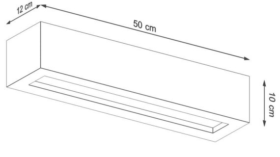 miniaturka VICTORY 50 Betonowy Kinkiet Minimalistyczny