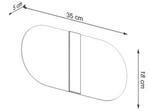 miniaturka Kinkiet SCALA ze Szkła i Stali