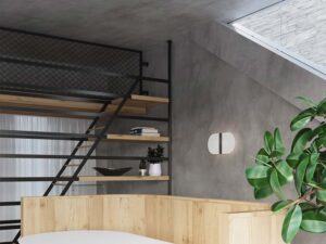 miniaturka Plafon z chromu SCALA do nowoczesnego wnętrza