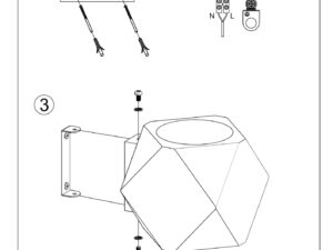 miniaturka WAVE Kinkiet Drewniany Styl Skandynawski
