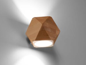 miniaturka WAVE Kinkiet Drewniany Styl Skandynawski