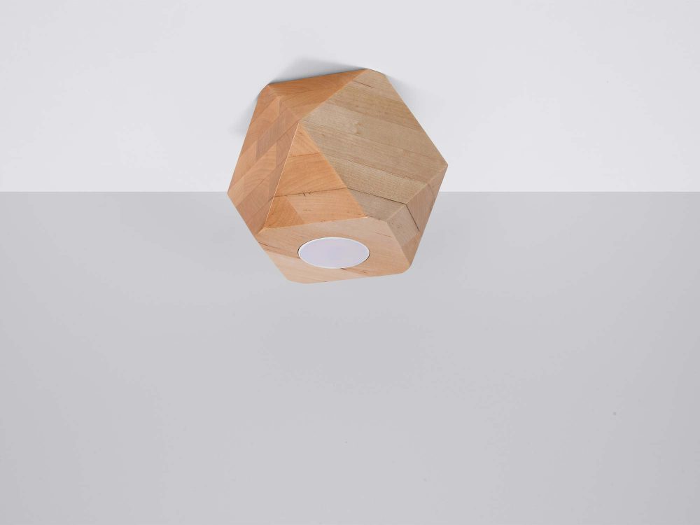 Geometryczny Plafon Idealny do Skandynawskiego Wnętrza WAVE 1 - obrazek 3