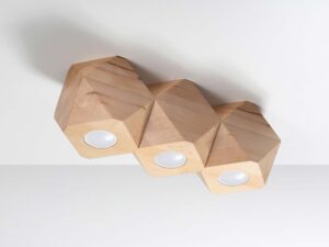 miniaturka Geometryczny Plafon Idealny do Skandynawskiego Wnętrza WAVE 3