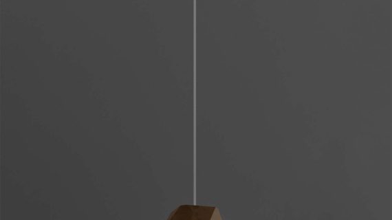 miniaturka WAVE Lampa Wisząca w Stylu Skandynawskim z Drewna