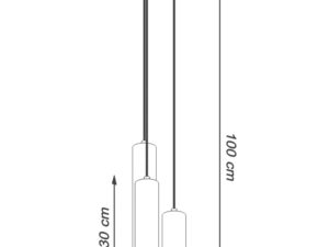 miniaturka Lampa Wisząca LIRADIX 3P Drewno Naturalny