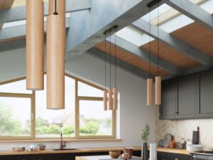 miniaturka Lampa Wisząca LIRADIX 3P Drewno Naturalny