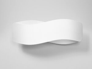 miniaturka Biały Kinkiet TEMPO 40 Przykuwający Wzrok Design