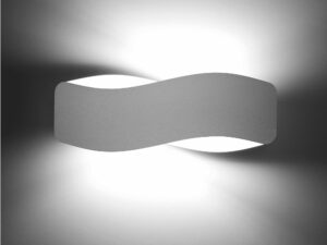 miniaturka Biały Kinkiet TEMPO 40 Przykuwający Wzrok Design